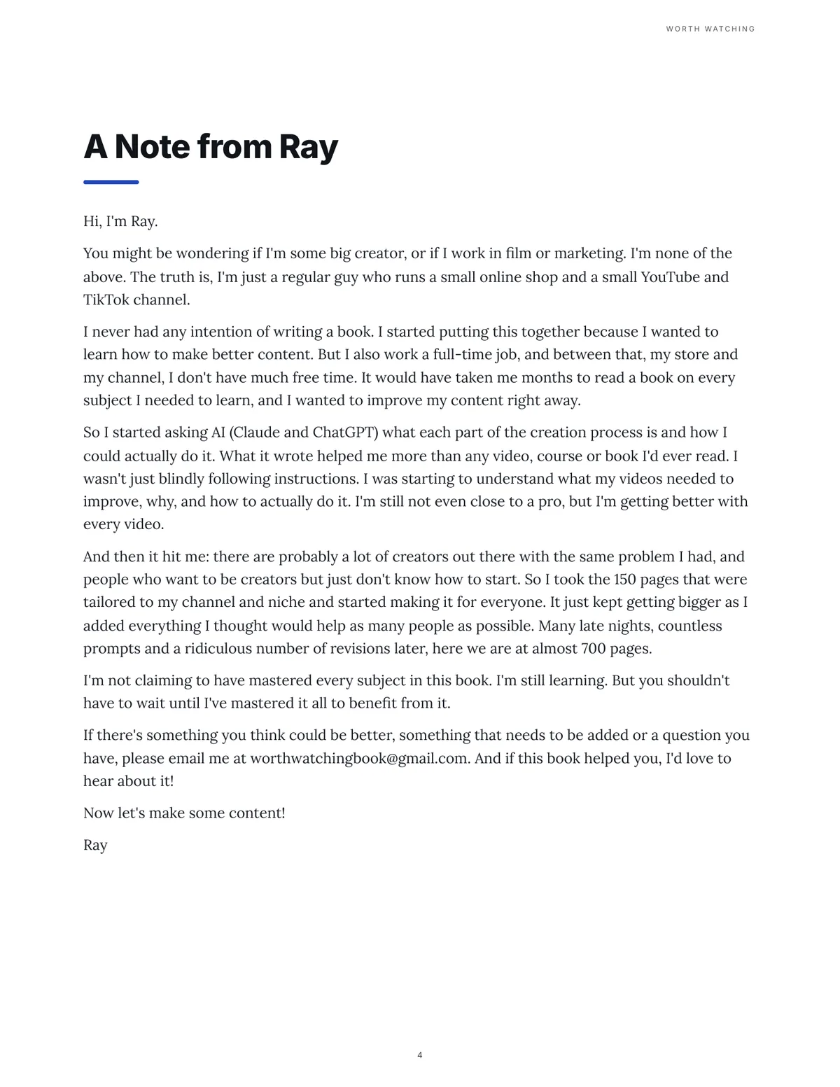 Worth Watching free sample, page 3 of 23