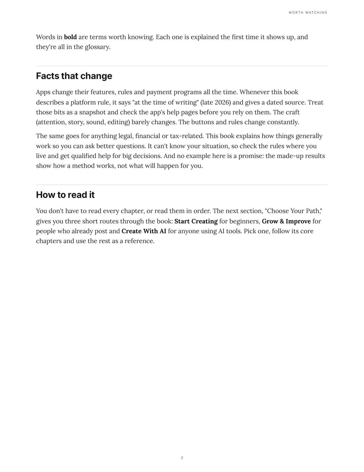 Worth Watching free sample, page 6 of 23